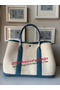 Hermes Garden Party 36CM Bag Canvas Leather H11M Blue Replica