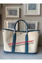 Hermes Garden Party 36CM Bag Canvas Leather H11M Blue Replica