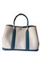 Hermes Garden Party 36CM Bag Canvas Leather H11M Blue Replica
