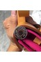Hermes Herbag 31CM Original Canvas Leather & Calfskin 45987 Pink&Brown Replica