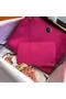 Hermes Herbag 31CM Original Canvas Leather & Calfskin 45987 Pink&Brown Replica