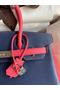 Hermes HSS Birkin 30 Bicolor Bag in Blue Saphir and Rose Lipstick Epsom Calfskin Replica