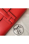 Hermes Jige Elan 29 Clutch In Red Epsom Leather Replica
