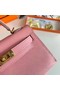 Hermes Kelly 19cm Shoulder Bags Epsom Leather KL19 Gold hardware pink Replica