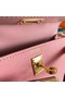 Hermes Kelly 19cm Shoulder Bags Epsom Leather KL19 Gold hardware pink Replica