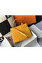 Hermes Kelly 25cm Handmade Bag In Yellow Embossed Crocodile Leather Replica
