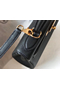 Hermes Kelly 25cm Retourne Bag In Black Clemence Leather Replica