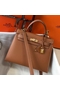 Hermes Kelly 25cm Sellier Bag In Gold Epsom Leather Replica
