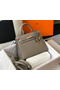 Hermes Kelly 25cm Sellier Bag In Gris Asphalt Epsom Leather Replica