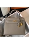 Hermes Kelly 25cm Sellier Bag In Gris Asphalt Epsom Leather Replica