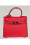Hermes Kelly 25cm Tote Bag Togo Leather K2138 Red Replica