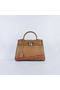 Hermes Kelly 28cm Shoulder Bags Wheat Grainy Leather Silver Replica