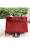 Hermes Kelly 32cm Shoulder Bag Red Calfskin Leather K32CL Gold Replica