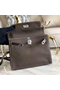 Hermes Kelly Danse Handmade Bag In Taupe Swift Leather Replica