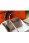 Hermes Kelly Mini II Handmade Bag In Grey Crocodile Embossed Leather Replica