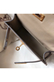 Hermes Kelly Mini II Handmade Bag In Grey Crocodile Embossed Leather Replica