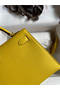 Hermes Kelly Mini II Sellier Handmade Bag In Jaune de Naples Epsom Calfskin Replica