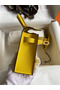 Hermes Kelly Mini II Sellier Handmade Bag In Jaune de Naples Epsom Calfskin Replica