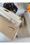 Hermes Kelly Mini II Sellier Handmade Bag In Nata Epsom Calfskin Replica