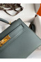 Hermes Kelly Mini II Sellier Handmade Bag In Vert Amande Epsom Calfskin Replica
