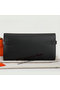 Hermes Kelly Original Saffiano Leather Bi-Fold Wallet A708 Black Replica