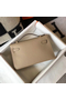 Hermes Kelly Pochette Bag In Gris Tourterelle Epsom Leather Replica