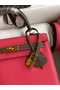 Hermes Kelly Sellier 25 Bicolor Bag in Rose Extremea nd Taupe Epsom Calfskin Replica