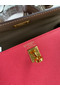 Hermes Kelly Sellier 25 Bicolor Bag in Rose Extremea nd Taupe Epsom Calfskin Replica