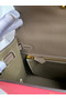 Hermes Kelly Sellier 25 Bicolor Bag in Rose Extremea nd Taupe Epsom Calfskin Replica