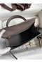 Hermes Kelly Sellier 25 Handmade Bag In Etain Epsom Calfskin Replica