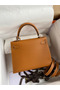 Hermes Kelly Sellier 25 Handmade Bag In Toffee Epsom Calfskin Replica
