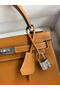 Hermes Kelly Sellier 25 Handmade Bag In Toffee Epsom Calfskin Replica