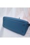 Hermes Kelly Shoulder Bag Original TOGO Leather KY3255 blue Replica