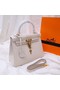 Hermes Kelly Shoulder Bag Original TOGO Leather KY3255 white Replica