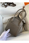 Hermes Lindy 26 Handmade Bag In Etain Clemence Leather Replica