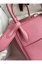 Hermes Lindy 26 Handmade Bag In Rose Confetti Swift Calfskin Replica
