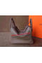 Hermes Lindy 30CM Original Leather Shoulder Bag HLD30 Dark Grey Replica