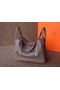 Hermes Lindy 30CM Original Leather Shoulder Bag HLD30 Dark Grey Replica