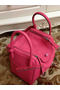 Hermes Lindy 30CM Original Leather Shoulder Bag HLD30 Rose Replica