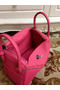 Hermes Lindy 30CM Original Leather Shoulder Bag HLD30 Rose Replica