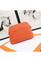 Hermes Medium Bolide Travel Case In Orange Cotton Replica