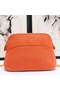 Hermes Medium Bolide Travel Case In Orange Cotton Replica