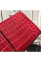 Hermes Medor Clutch Bag In Red Crocodile Leather Replica