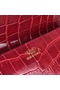 Hermes Medor Clutch Bag In Red Crocodile Leather Replica