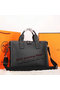 Hermes Mens Briefcase Original Calf Leather H86683 Black Replica