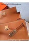 Hermes MINI Kelly 22cm Tote Bag Calfskin Leather K22 Wheat Replica