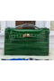 Hermes MINI Kelly 22cm Tote Bag Croco Leather KL22 Green Replica