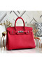 Hermes original Epsom Leather HB35O red&silver Metal Replica