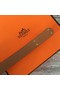 Hermes original epsom leather Kelly belt H069853 orange Replica