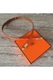 Hermes original epsom leather Kelly belt H069853 orange Replica